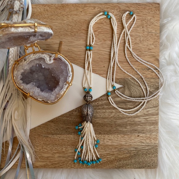 vanessa mooney | moll turquoise necklace - Picture 1 of 3